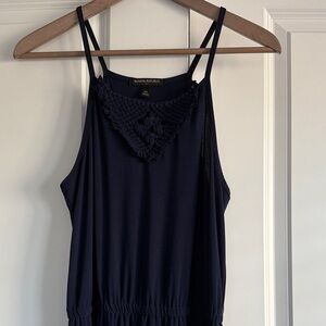 Banana Republic Navy Blue Jersey Maxi Dress. Size XS